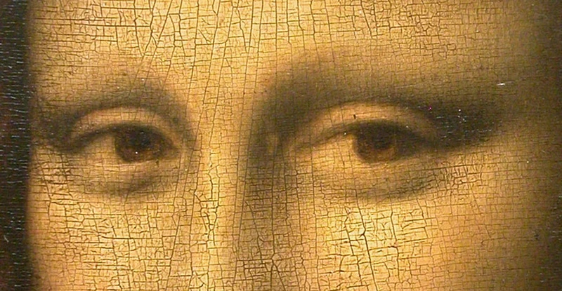 128-La Gioconda-Musée du Louvre, Parigi - dettaglio